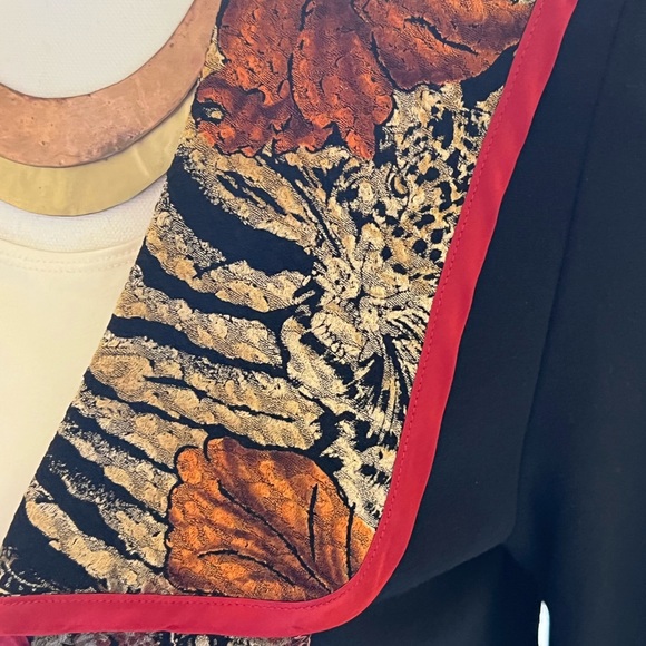 Rich Earthy Textured  Tommy n LouLou Jacket & Capri Pant 2-piece Matching Set - Picture 3 of 13